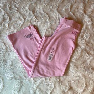 2/$25 Faded Glory Stretch Pink Comfy Pants Girls Size 7 NWOT